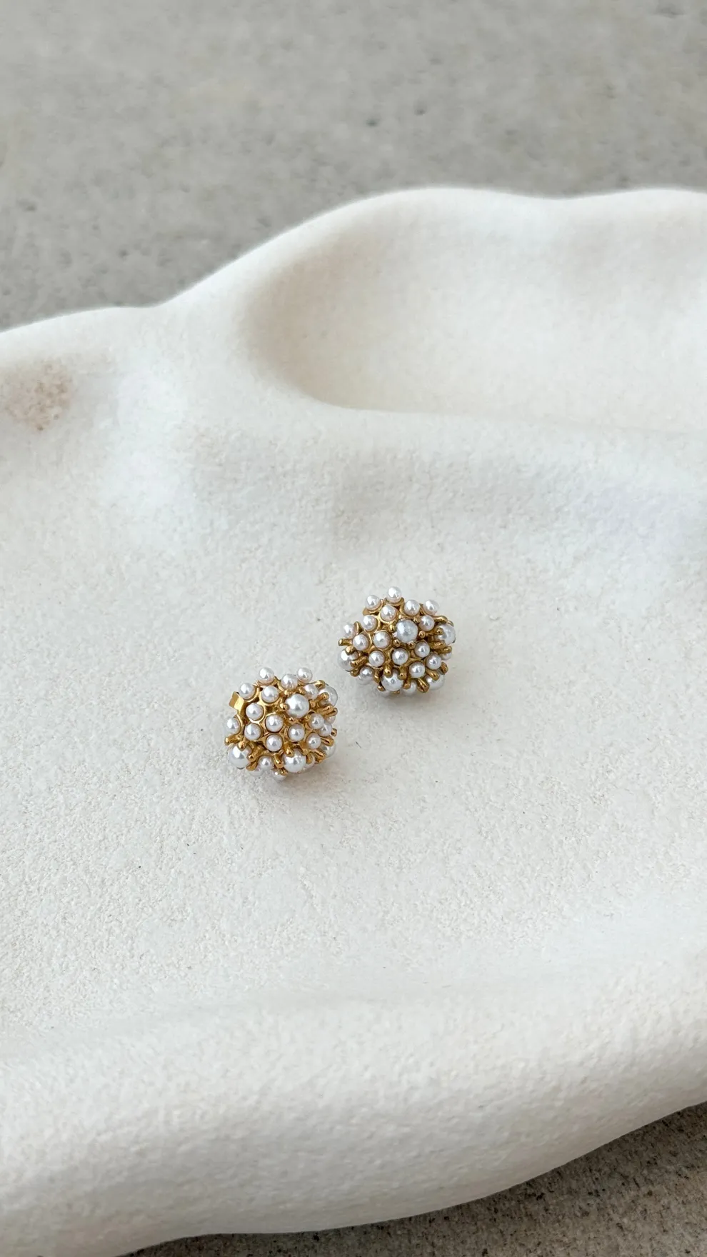 Yatima 18K Gold Earrings - Gold / Pearl