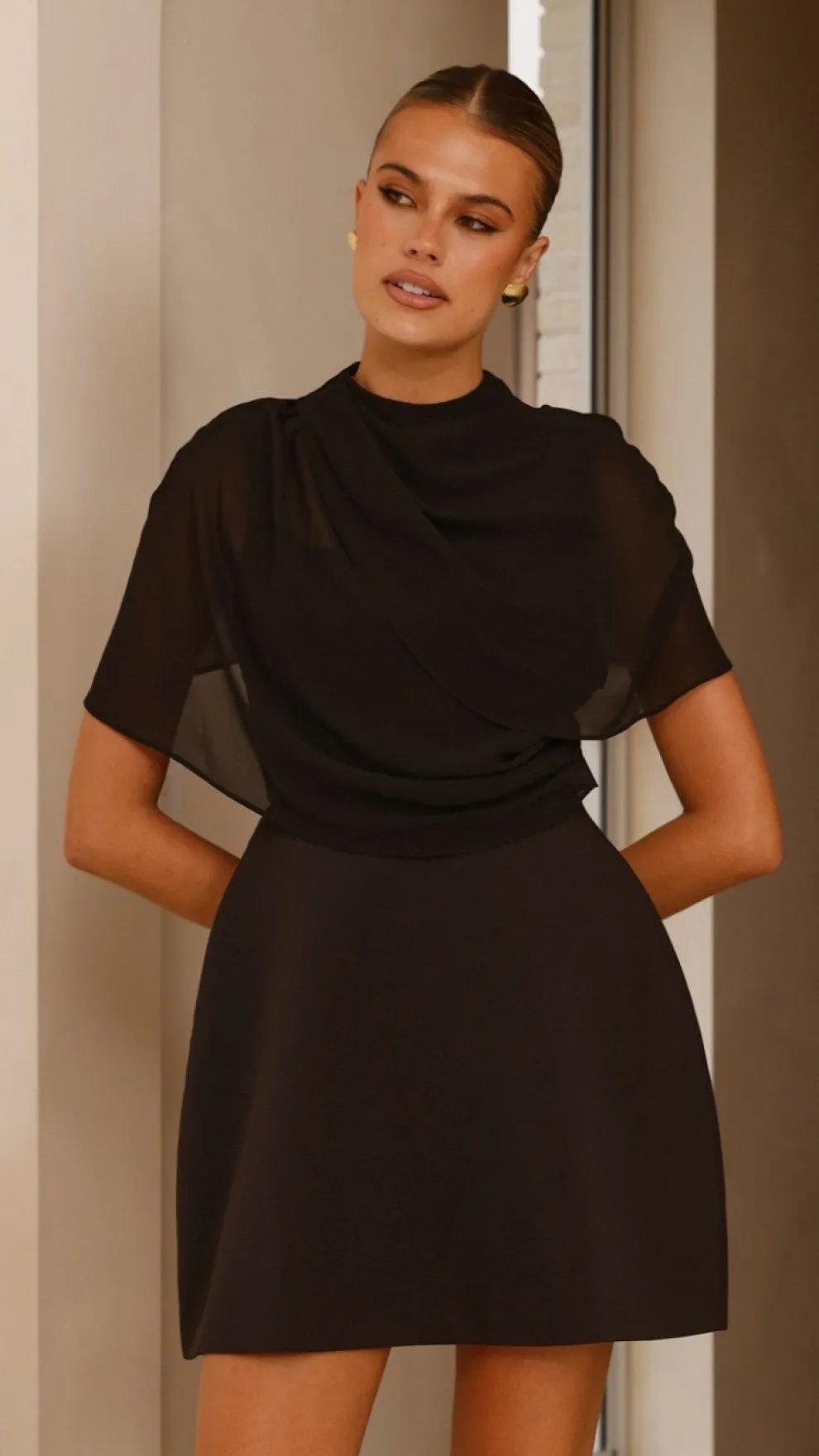 Zahni Mini Dress - Black