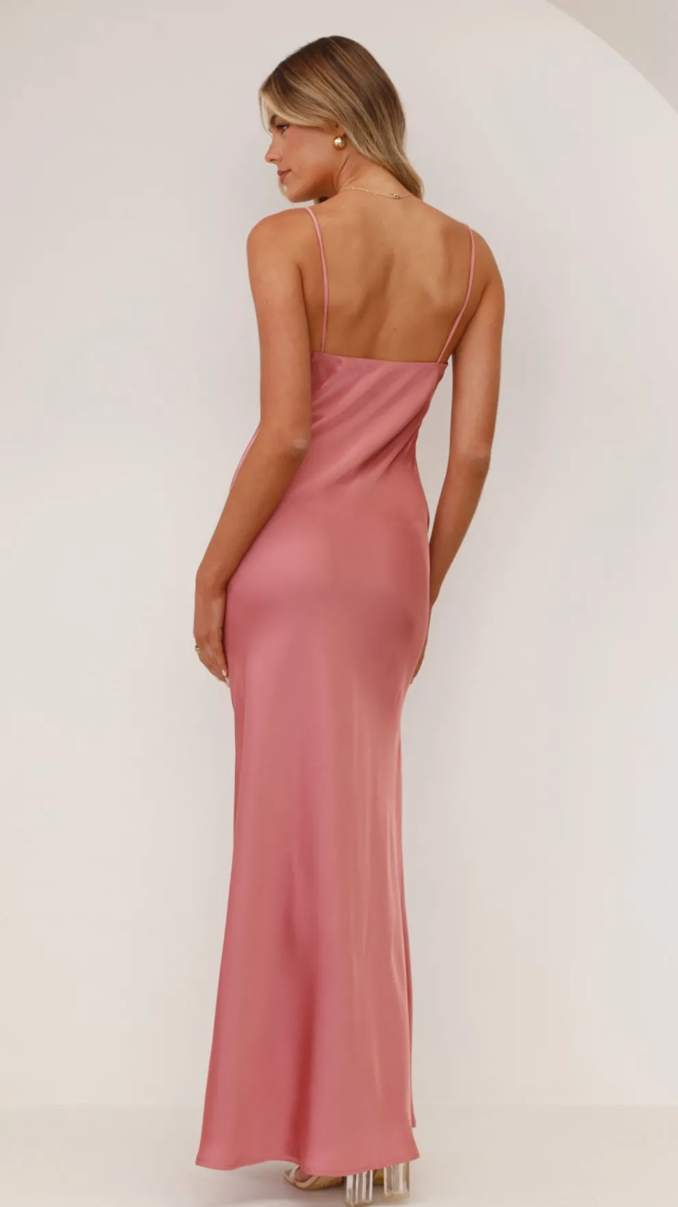 Ziah Maxi Dress - Baked Rose