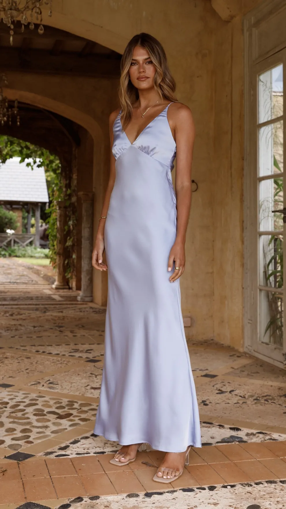 Ziah Maxi Dress - Blue