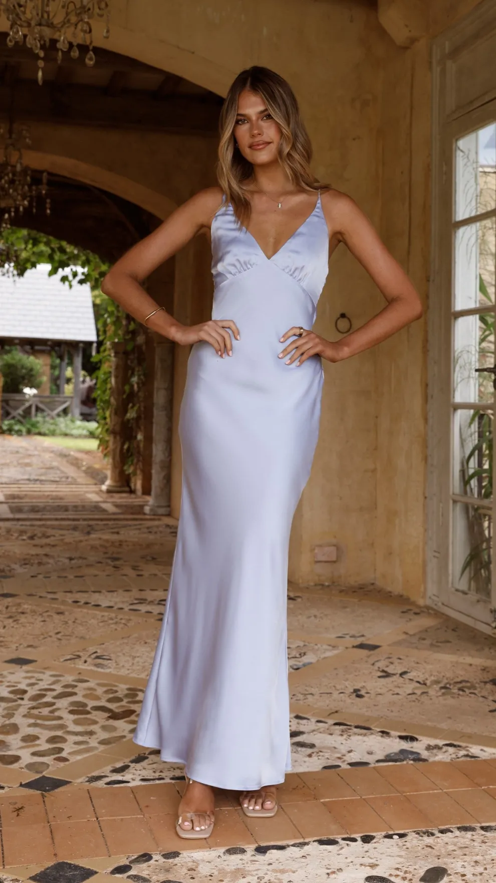 Ziah Maxi Dress - Blue