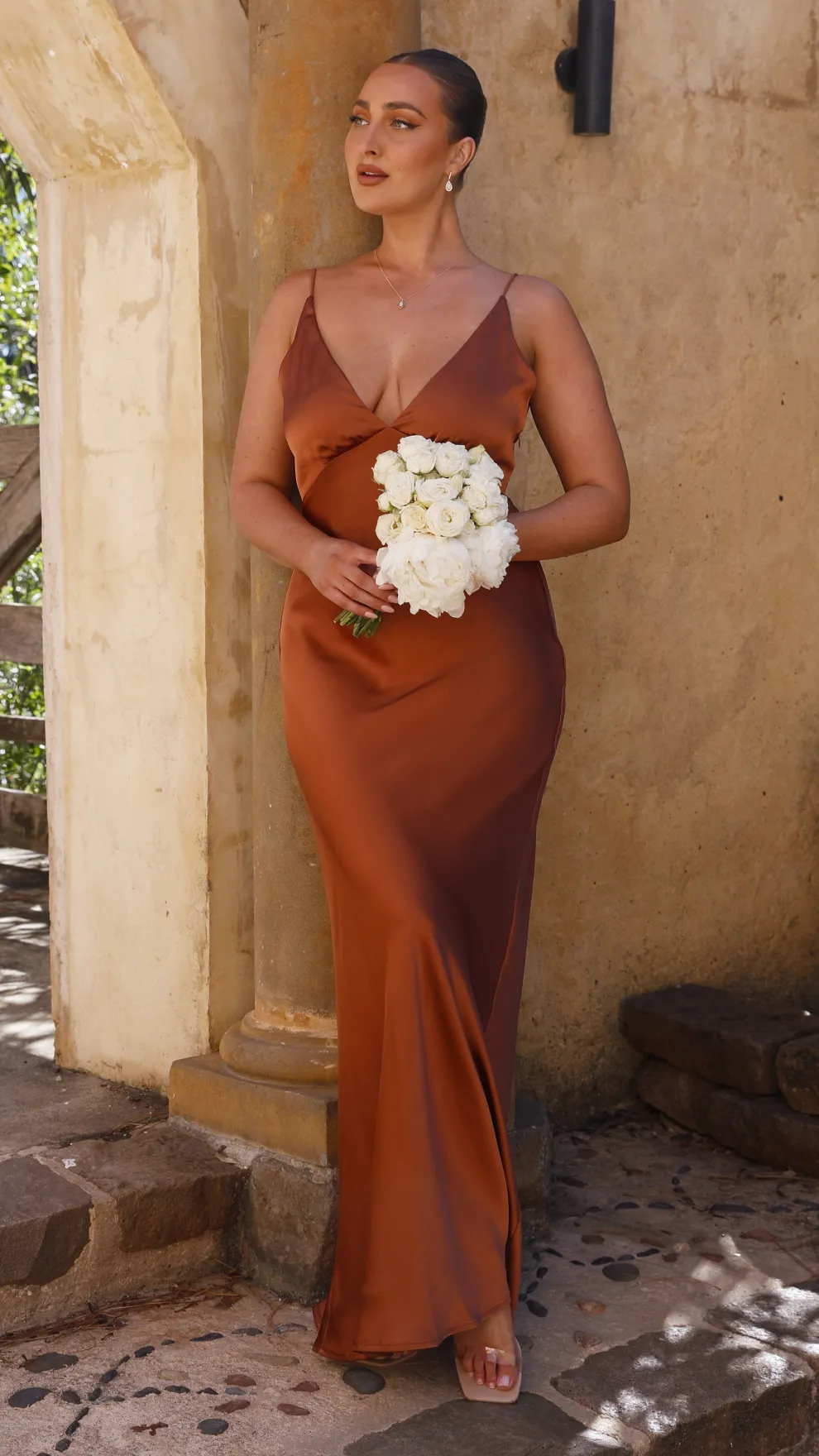 Ziah Maxi Dress - Copper