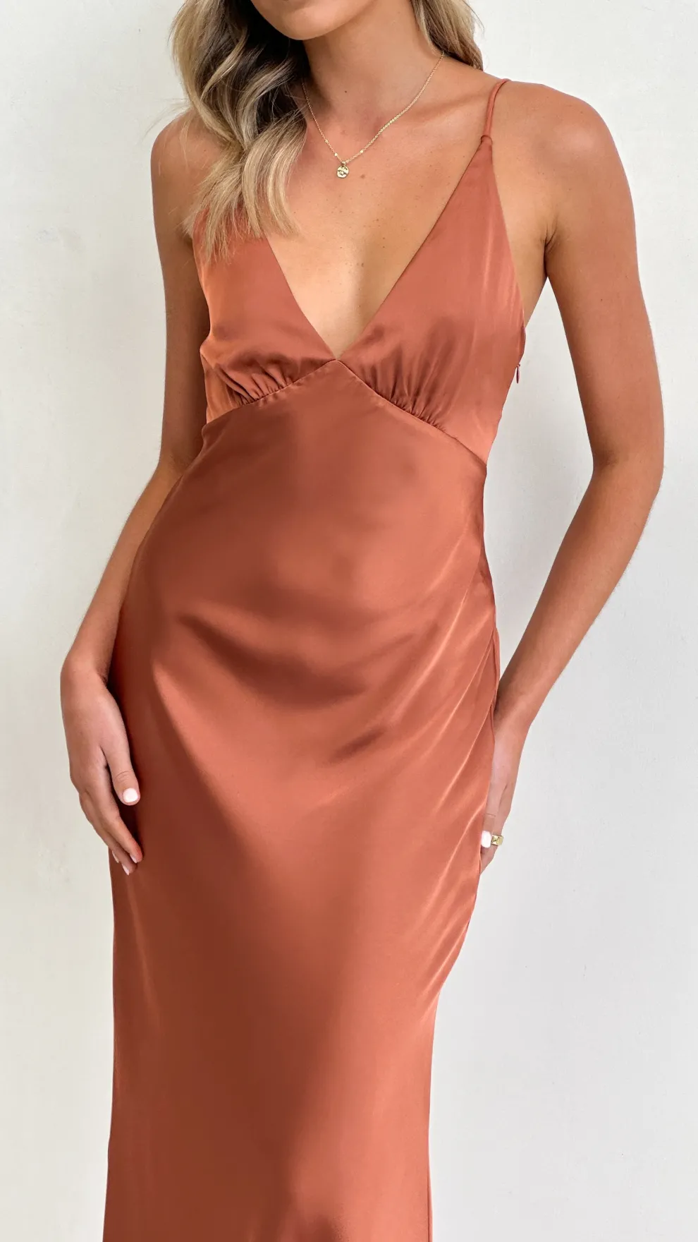 Ziah Maxi Dress - Copper