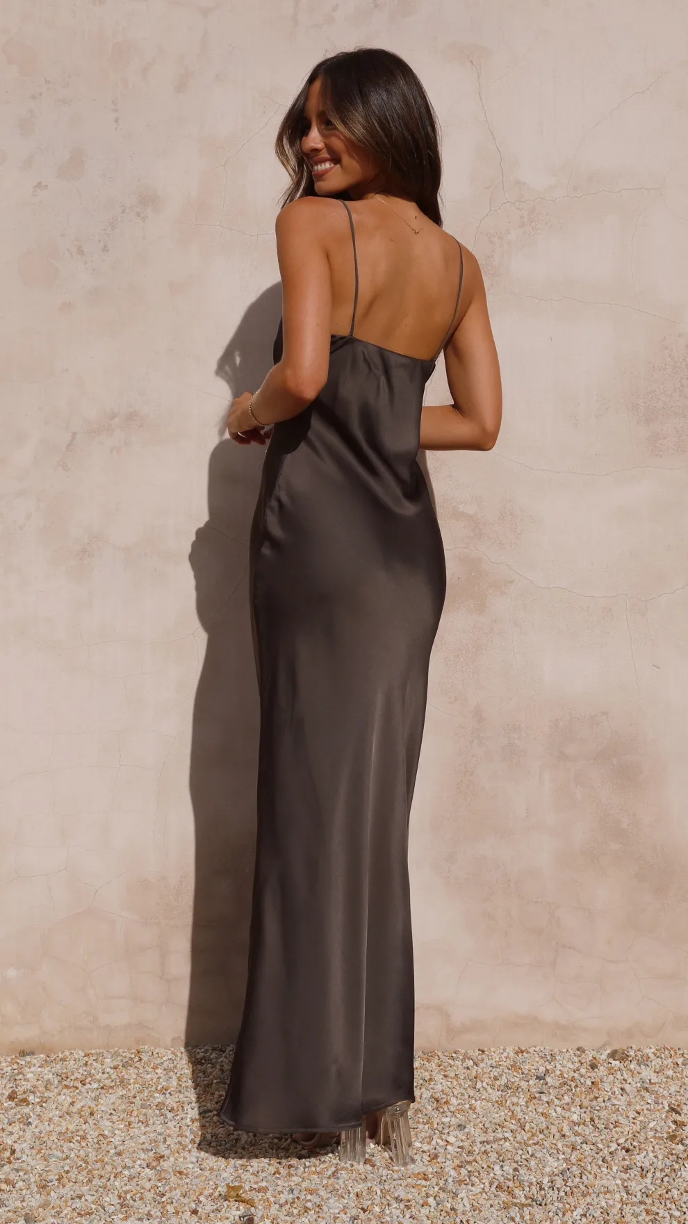 Ziah Maxi Dress - Espresso
