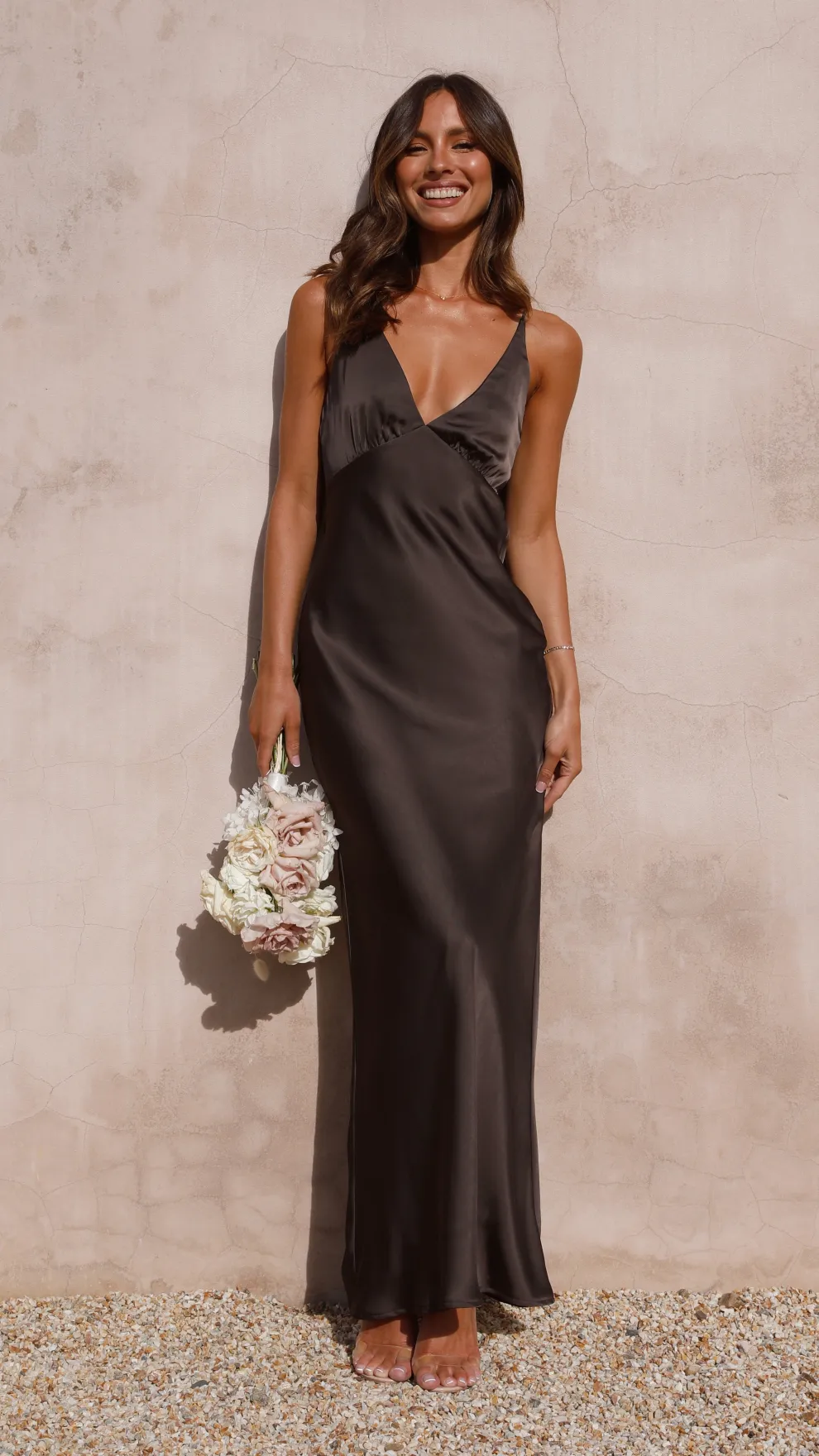 Ziah Maxi Dress - Espresso