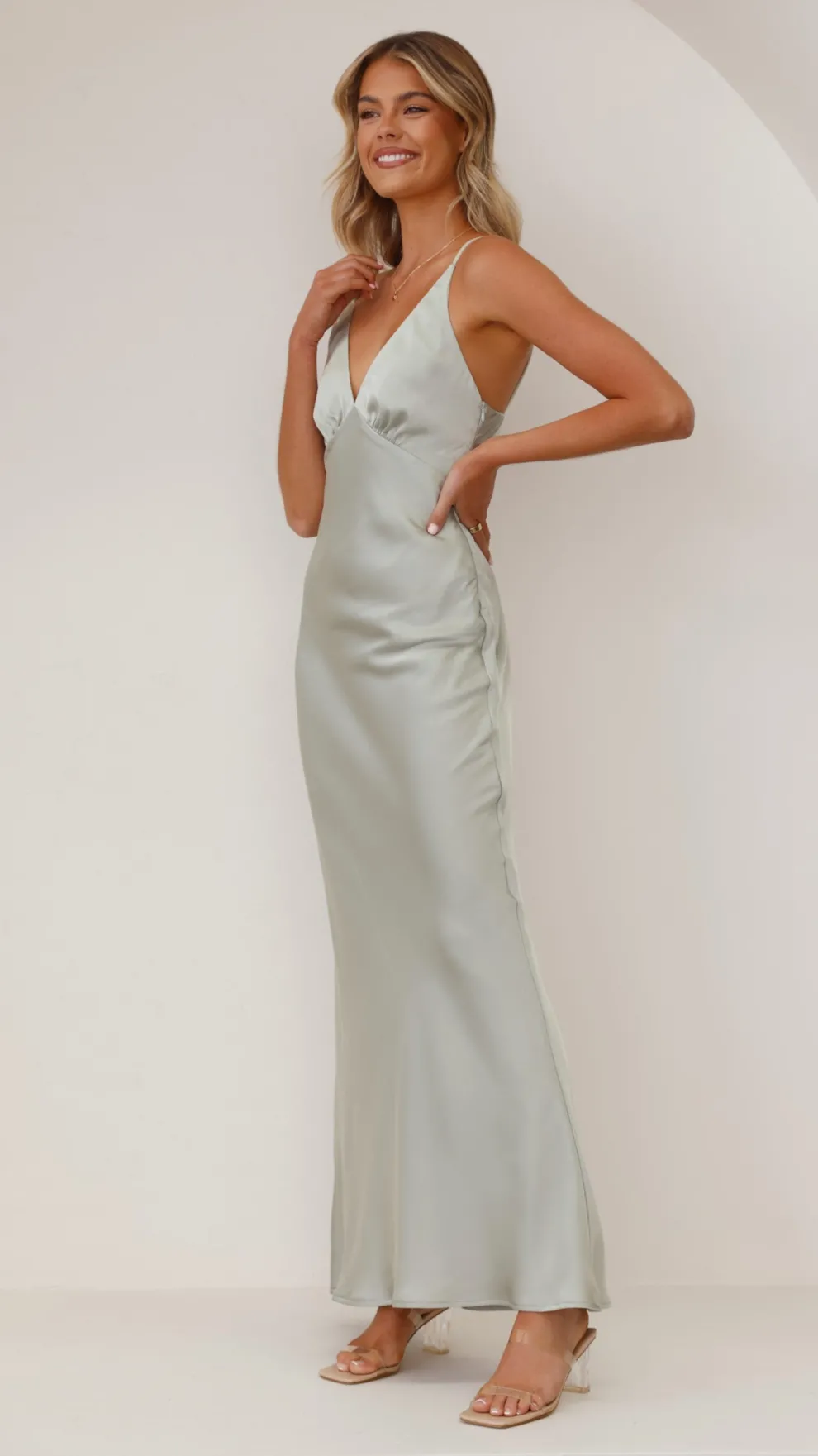 Ziah Maxi Dress - Olive