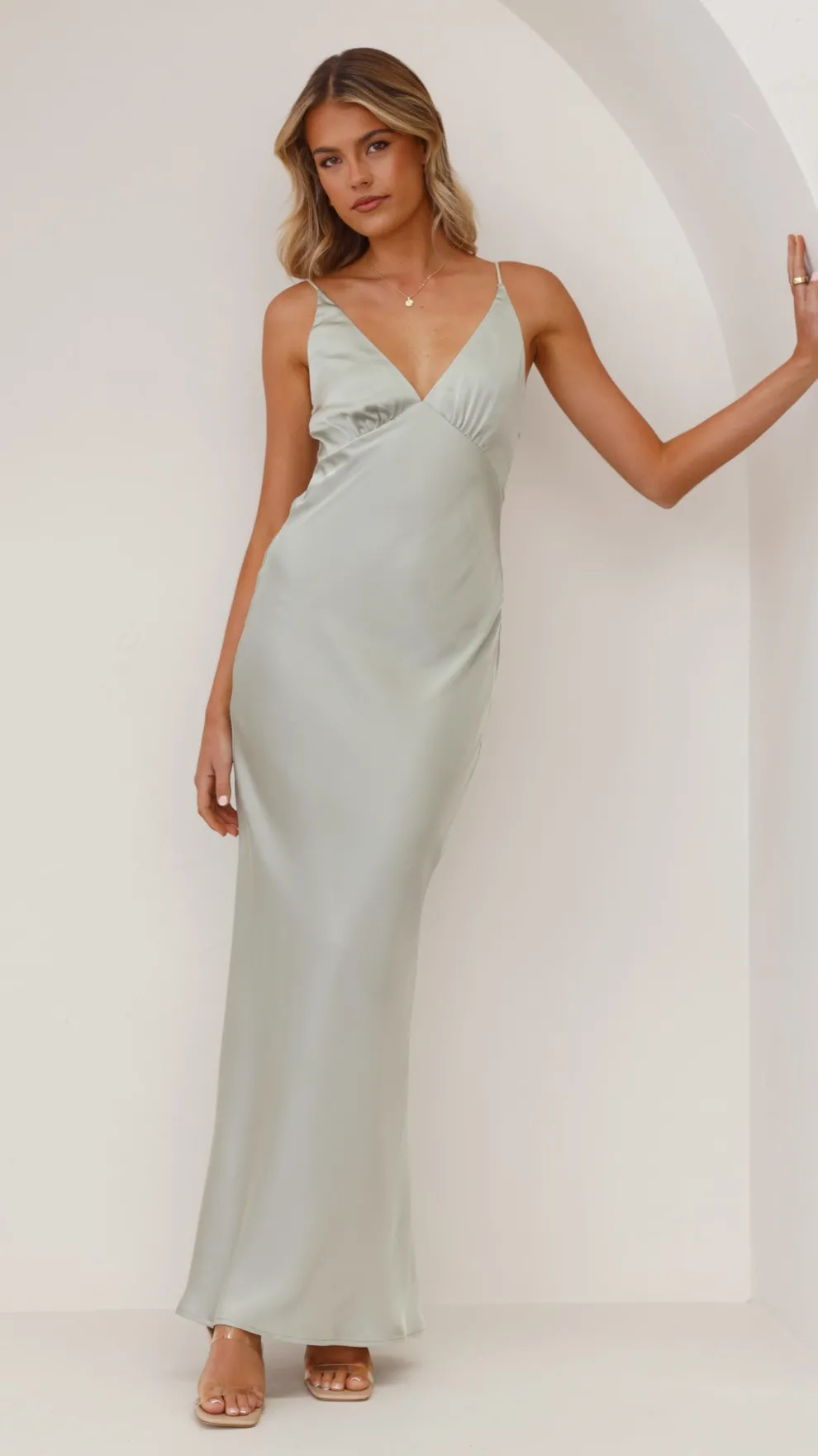 Ziah Maxi Dress - Olive