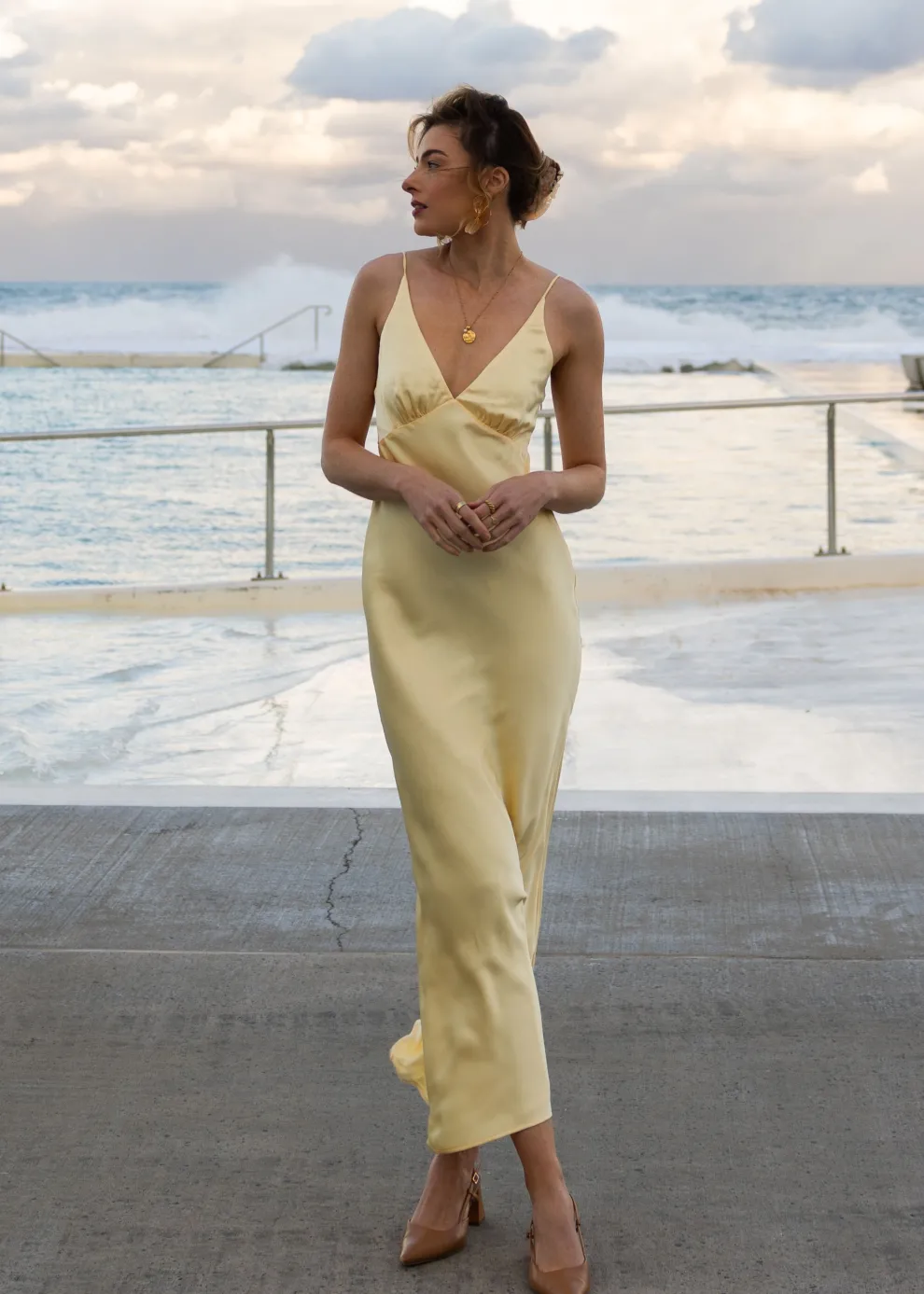 Ziah Maxi Dress - Yellow