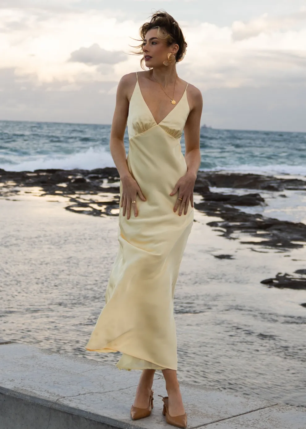 Ziah Maxi Dress - Yellow